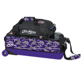 Dye Sub Slim Triple Tote Purple Camo