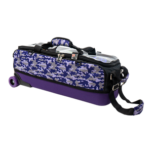 Dye Sub Slim Triple Tote Purple Camo