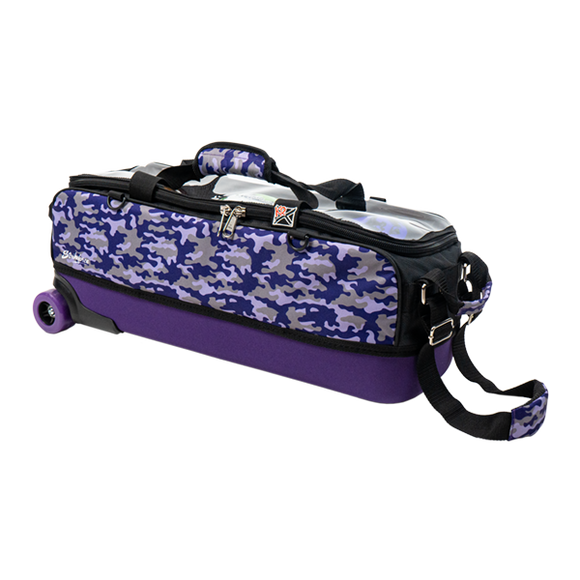 Dye Sub Slim Triple Tote Purple Camo