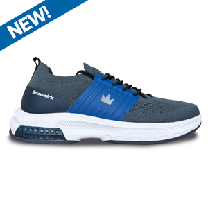 Alpha Max Grey/Navy Men's Bowling Shoes