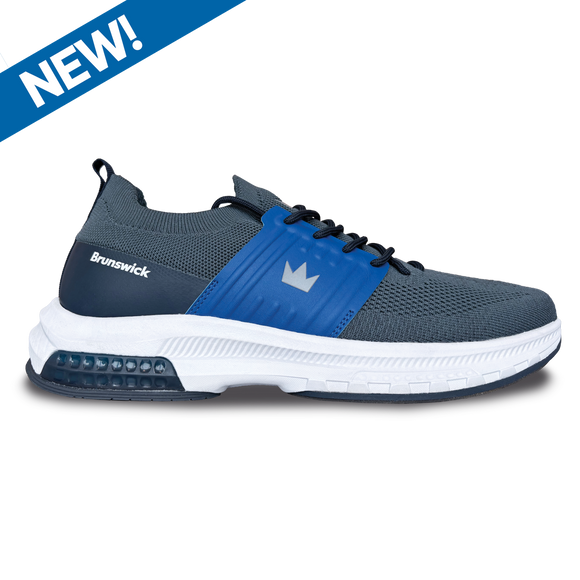 Alpha Max Grey/Navy Men's Bowling Shoes