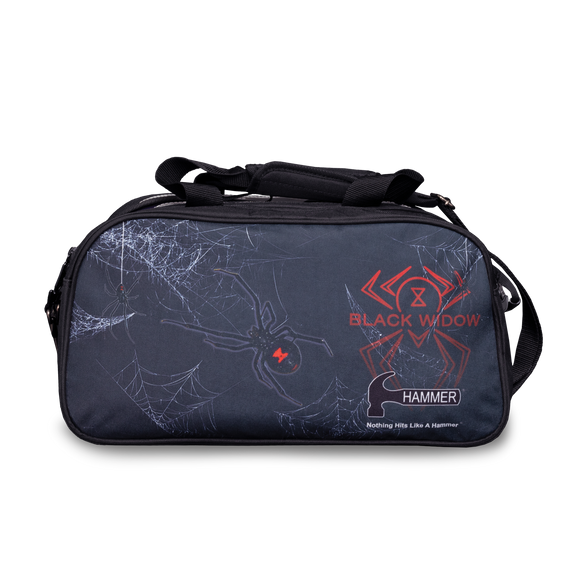 Black Widow Two Ball Tote With Pouch