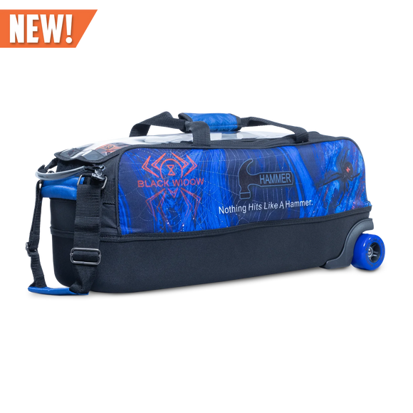 Dye-Sub Three Ball Tote Black Widow Blue 2025