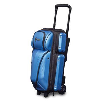 Carbon Shield Three Ball Roller Blue