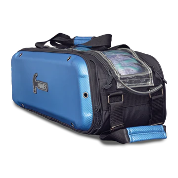 Carbon Shield Three Ball Tote Blue