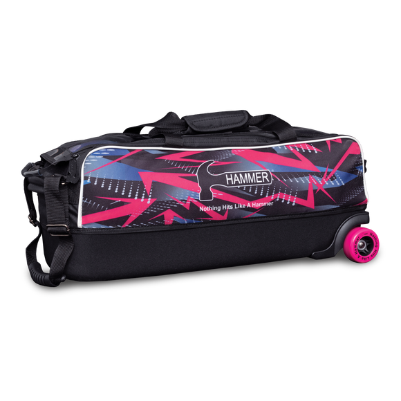 Dye-Sub Three Ball Tote Pink Arrows