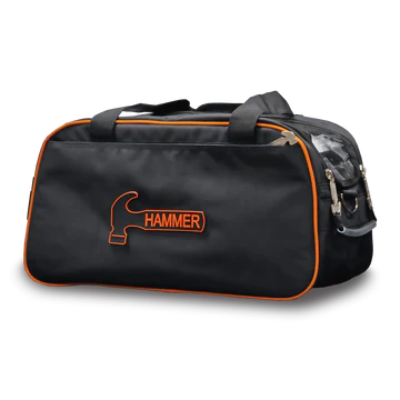 Premium Two Ball Tote Black/Orange