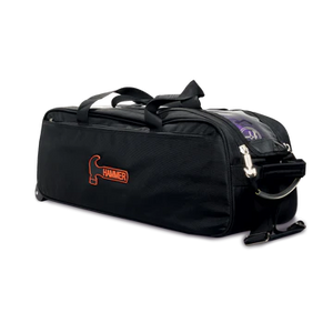 Premium Slim Three Ball Tote Black