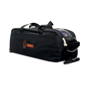 Premium Slim Three Ball Tote Black