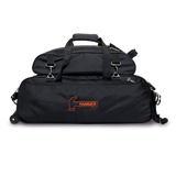 Premium Slim Three Ball Tote With Pouch Black