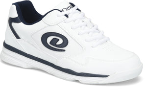 Ricky V White/Navy Men's Bowling Shoes
