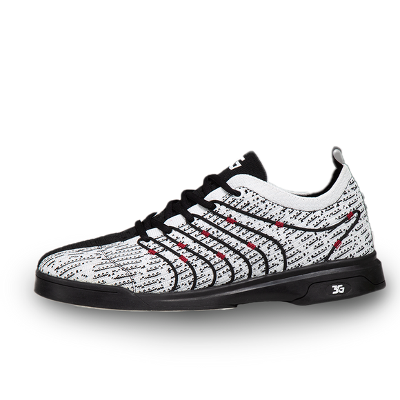 Ascent II White/Black Right Handed Men's Bowling Shoes