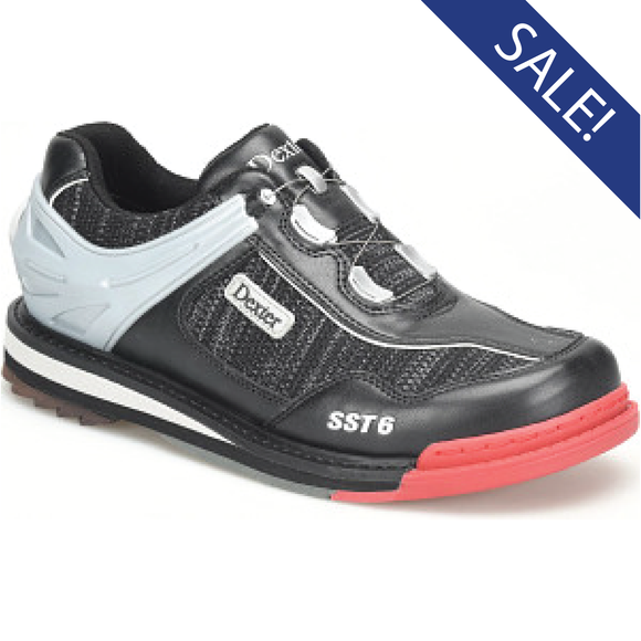 SST 6 Hybrid BOA Black/Grey Knit Right Handed Men's Bowling Shoes