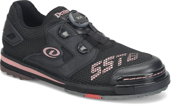 SST 8 Powerframe BOA Black/Dusty Rose Women's Bowling Shoes