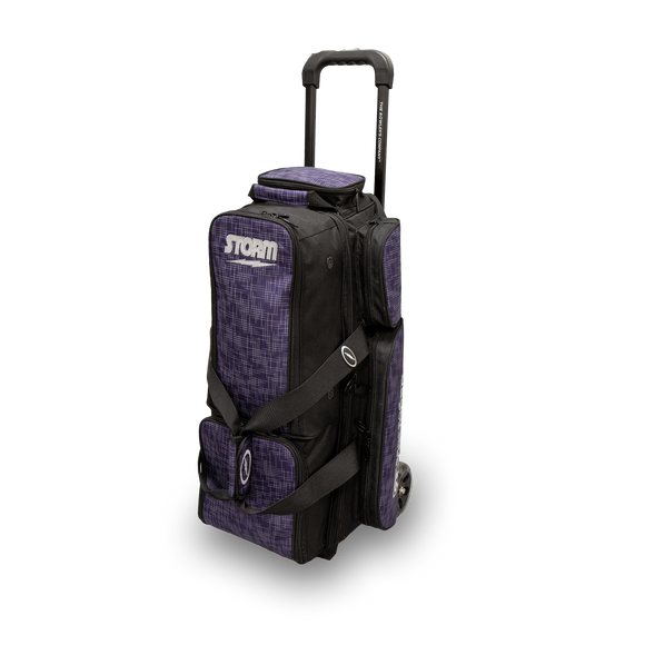 Three Ball Rolling Thunder Abstract Purple/Black