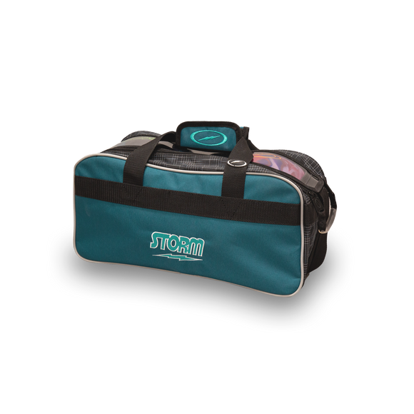 Two Ball Tote Steel Blue/Black