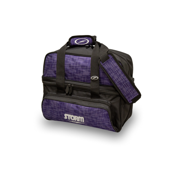 Two Ball Tote Deluxe Abstract Purple/Black