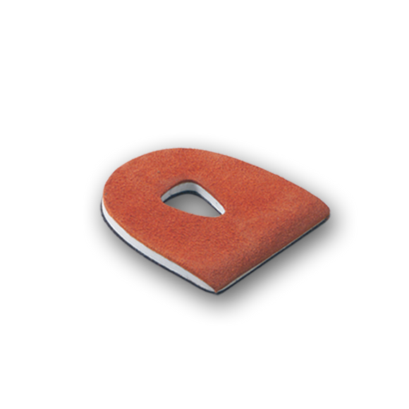 Back Skin Leather Heel