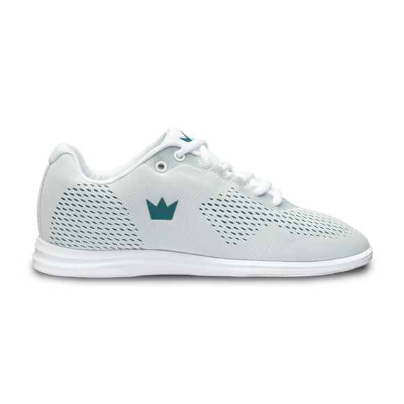 Axis White/Teal Women's Bowling Shoes