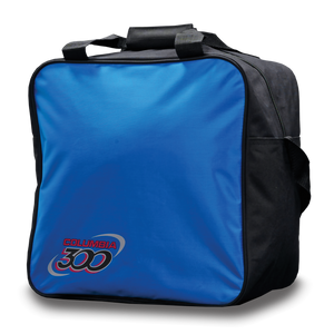 White Dot Single Tote Blue