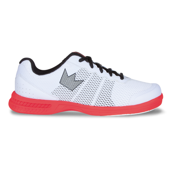 Fuze White/Red Men's Bowling Shoes