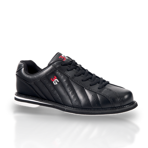 Kicks Black Unisex Bowling Shoes