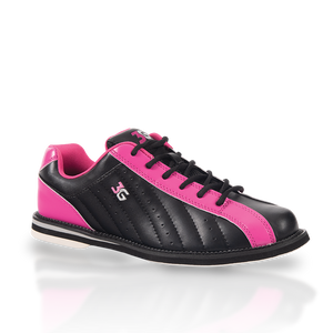 Kicks Black/Pink Unisex Bowling Shoes